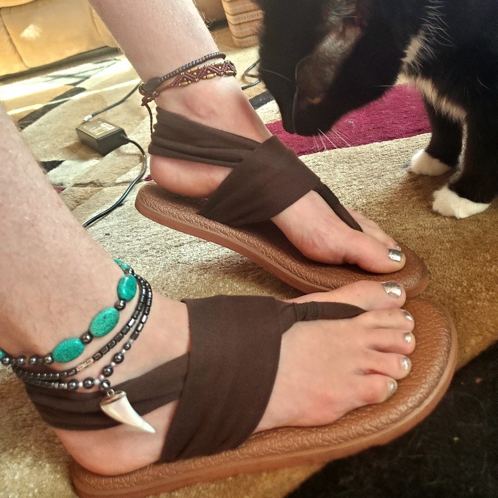 Sanuk Yoga Sling Sandal Womens Size 9